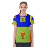 Kwanzaa Colorblock Women s Cotton Tee