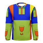 Kwanzaa Colorblock Men s Long Sleeve Tee