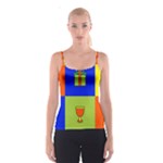 Kwanzaa Colorblock Spaghetti Strap Top