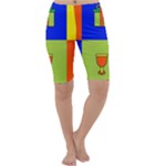 Kwanzaa Colorblock Cropped Leggings 