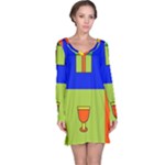 Kwanzaa Colorblock Long Sleeve Nightdress