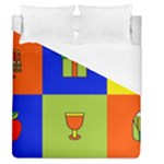 Kwanzaa Colorblock Duvet Cover (Queen Size)