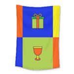 Kwanzaa Colorblock Small Tapestry