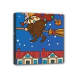 Xmas Witch Befana Mini Canvas 4  x 4  (Stretched)