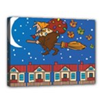 Xmas Witch Befana Canvas 16  x 12  (Stretched)