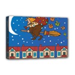 Xmas Witch Befana Deluxe Canvas 18  x 12  (Stretched)