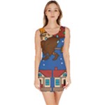 Xmas Witch Befana Bodycon Dress