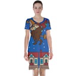 Xmas Witch Befana Short Sleeve Nightdress