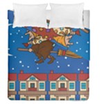 Xmas Witch Befana Duvet Cover Double Side (Queen Size)