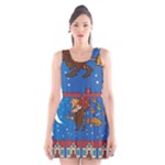 Xmas Witch Befana Scoop Neck Skater Dress