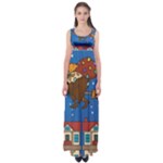 Xmas Witch Befana Empire Waist Maxi Dress