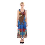 Xmas Witch Befana Sleeveless Maxi Dress