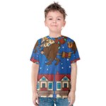 Xmas Witch Befana Kids  Cotton Tee