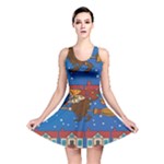 Xmas Witch Befana Reversible Skater Dress