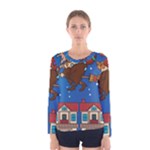 Xmas Witch Befana Women s Long Sleeve Tee