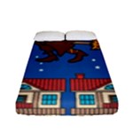 Xmas Witch Befana Fitted Sheet (Full/ Double Size)