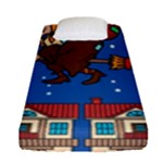 Xmas Witch Befana Fitted Sheet (Single Size)