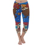 Xmas Witch Befana Capri Winter Leggings 