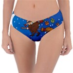 Xmas Witch Befana Reversible Classic Bikini Bottoms