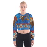 Xmas Witch Befana Cropped Sweatshirt