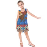 Xmas Witch Befana Kids  Sleeveless Dress