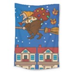 Xmas Witch Befana Large Tapestry