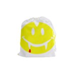 Vampire Emoji Dracula Drawstring Pouch (Medium)