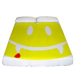 Vampire Emoji Dracula Fitted Sheet (California King Size)