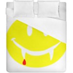 Vampire Emoji Dracula Duvet Cover (California King Size)