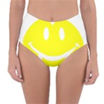 Vampire Emoji Dracula Reversible High-Waist Bikini Bottoms