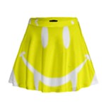 Vampire Emoji Dracula Mini Flare Skirt