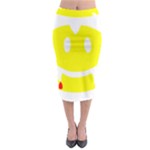 Vampire Emoji Dracula Midi Pencil Skirt