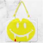 Vampire Emoji Dracula Zipper Medium Tote Bag