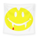 Vampire Emoji Dracula Square Tapestry (Large)