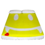 Vampire Emoji Dracula Fitted Sheet (King Size)