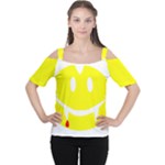 Vampire Emoji Dracula Cutout Shoulder Tee