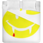 Vampire Emoji Dracula Duvet Cover Double Side (King Size)