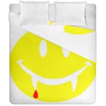 Vampire Emoji Dracula Duvet Cover Double Side (California King Size)