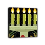 black Happy Kwanzaa  Mini Canvas 4  x 4  (Stretched)