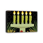 black Happy Kwanzaa  Mini Canvas 6  x 4  (Stretched)