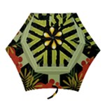 black Happy Kwanzaa  Mini Folding Umbrella