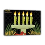 black Happy Kwanzaa  Deluxe Canvas 18  x 12  (Stretched)