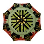 black Happy Kwanzaa  Golf Umbrella