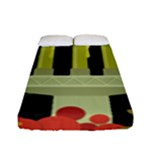 black Happy Kwanzaa  Fitted Sheet (Full/ Double Size)