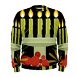 black Happy Kwanzaa  Men s Sweatshirt