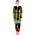 black Happy Kwanzaa  OnePiece Jumpsuit (Ladies)