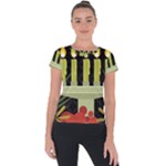 black Happy Kwanzaa  Short Sleeve Sports Top 