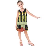 black Happy Kwanzaa  Kids  Sleeveless Dress