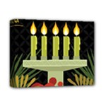 black Happy Kwanzaa  Deluxe Canvas 14  x 11  (Stretched)