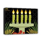 black Happy Kwanzaa  Deluxe Canvas 16  x 12  (Stretched) 